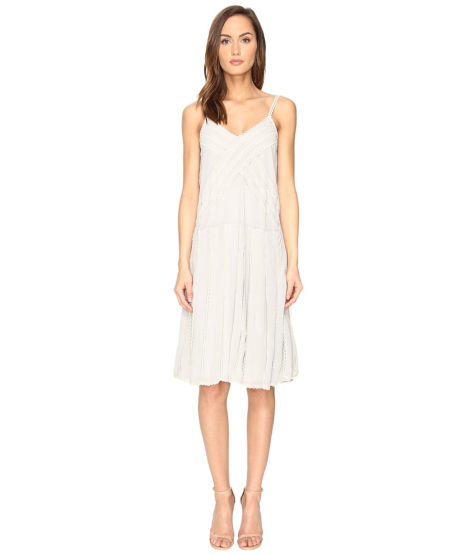 RED VALENTINO Georgette and Lace Dress (Alluminio) Women