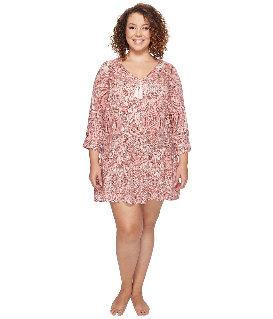 Lucky Brand - Plus Size Sleep Dress (Damask Paisley) Women