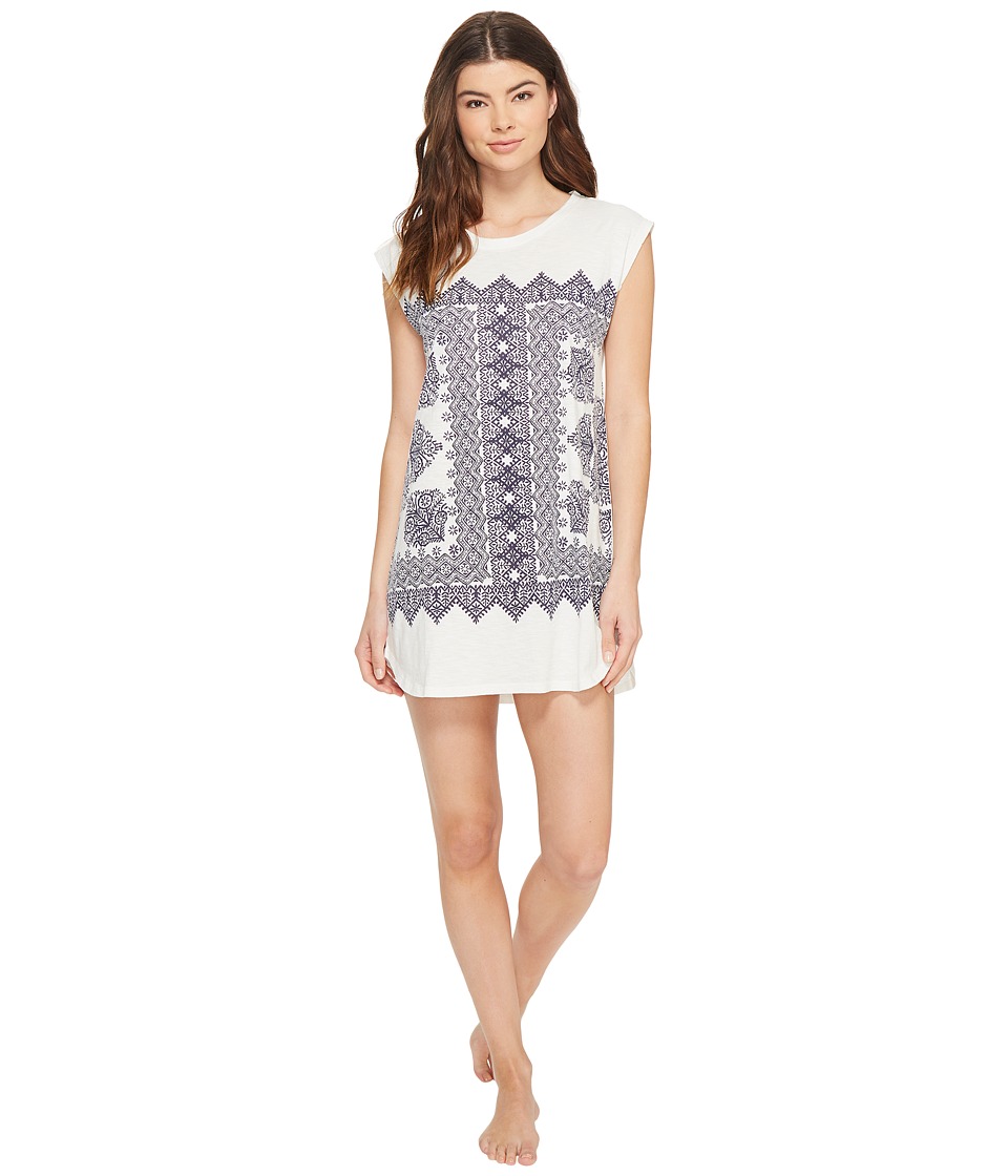 Lucky Brand - Bandana Graphic Sleepshirt (Parchment) Women