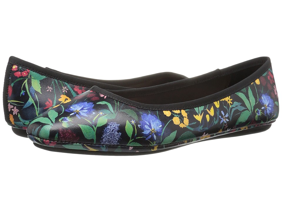 Alice + Olivia Whitney (Multi/Black Wildflower Nappa) Women
