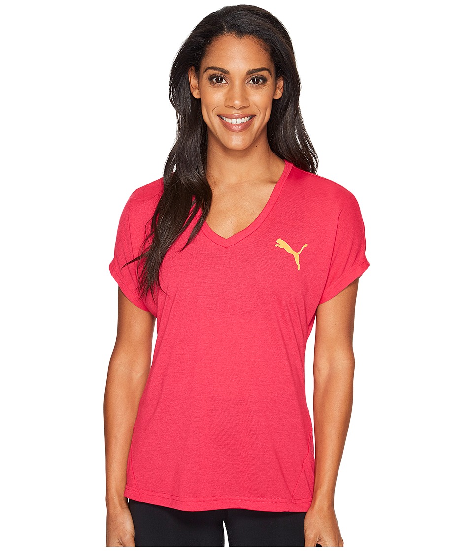 PUMA Elevated Sporty Tee (Bright Rose) Women