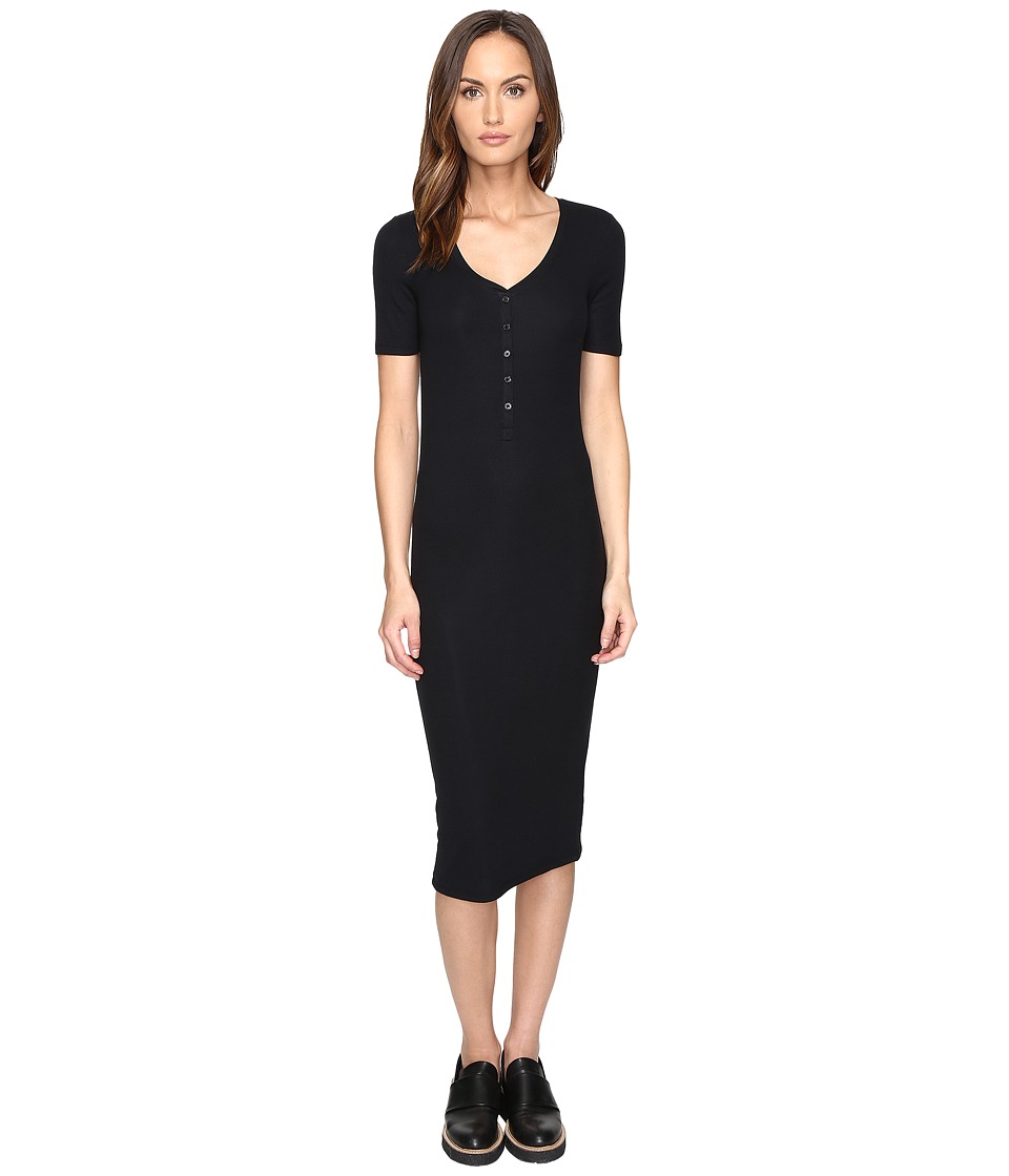 ATM Anthony Thomas Melillo V-Neck Henley Dress ATM Anthony Thomas Melillo V-Neck Henley Dress