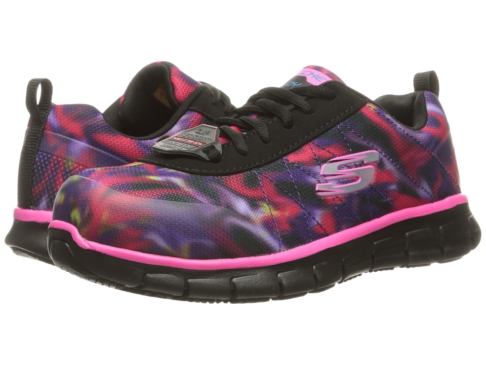 SKECHERS Work Synergy Arrey (Black Multi Colored Mesh/KPU Trim) Women
