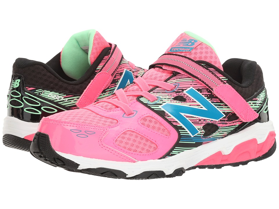 New Balance Kids KA680v3 (Little Kid/Big Kid) (Pink/Black) Girls Shoes