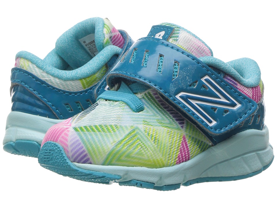 New Balance Kids Electric Rainbow 200 HL (Infant/Toddler) (Blue/Multi) Girls Shoes