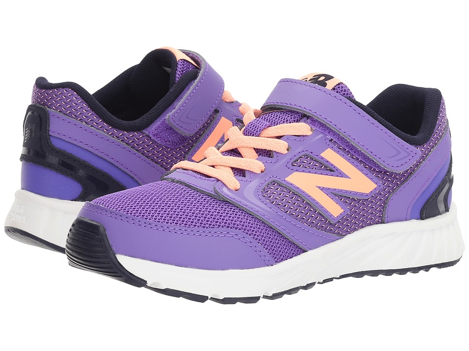 New Balance Kids KA455v1 (Little Kid/Big Kid) (Purple/Navy) Girl