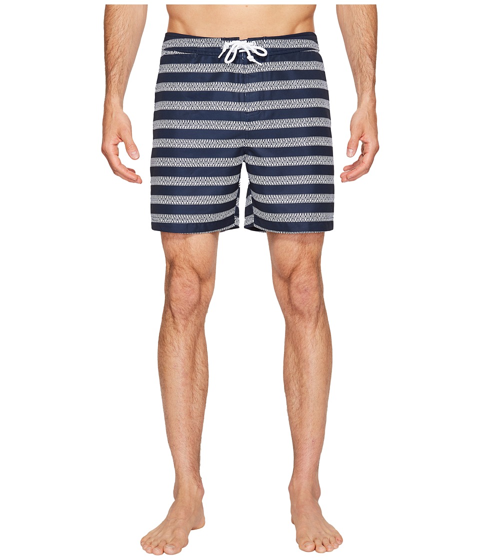 Original Penguin Stretch Horizontal Stripe (Dark Sapphire) Men