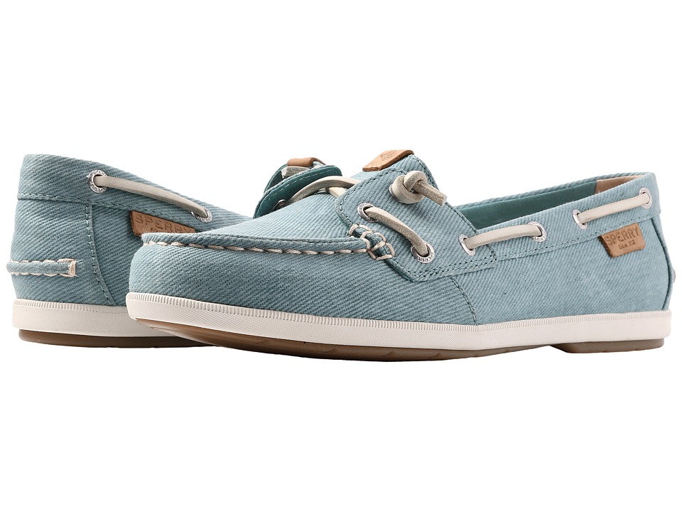 Sperry Coil Ivy Water Canvas (Blue) Women
