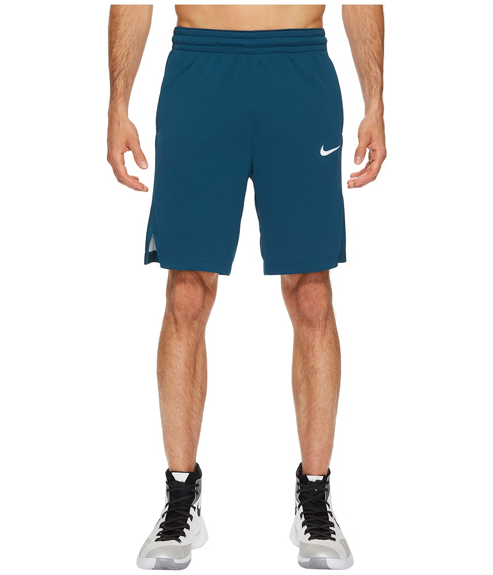 Nike Elite Stripe Basketball Short (Space Blue/Space Blue/Igloo/Igloo) Men