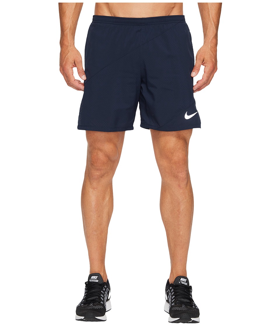 Nike Distance 7 Running Short (Obsidian/Obsidian) Men