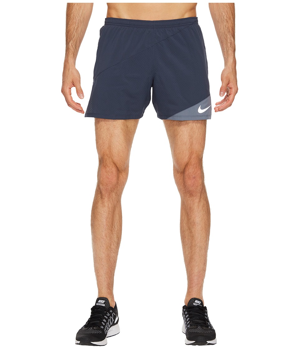 Nike Distance 5 Running Short (Thunder Blue/Armory Blue) Men