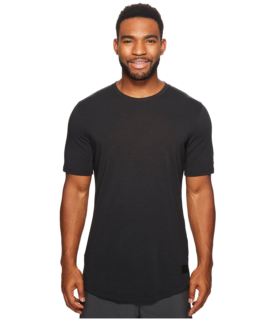Under Armour UA Baseline Long Line Tee (Black/Black/Graphite) Men