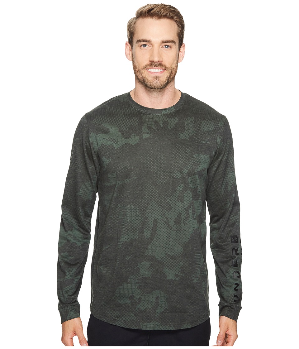 Under Armour Sportstyle Long Sleeve Graphic Tee (Artillery Green/Black) Men