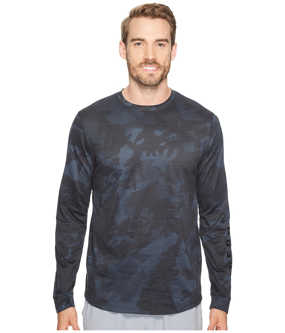 Under Armour Sportstyle Long Sleeve Graphic Tee (Asphalt Heather/Black) Men