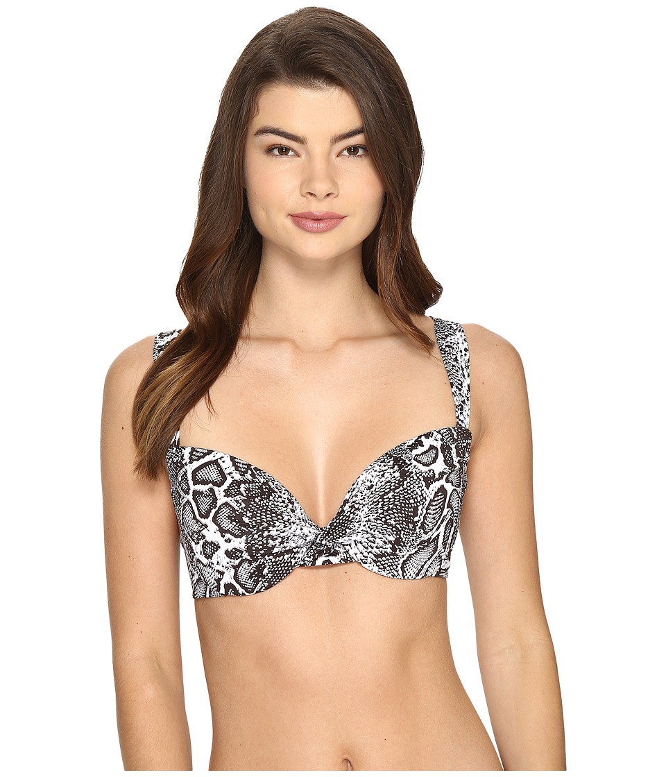 Tommy Bahama Snake Charmer Underwire Twist Front Bra (Espresso) Women