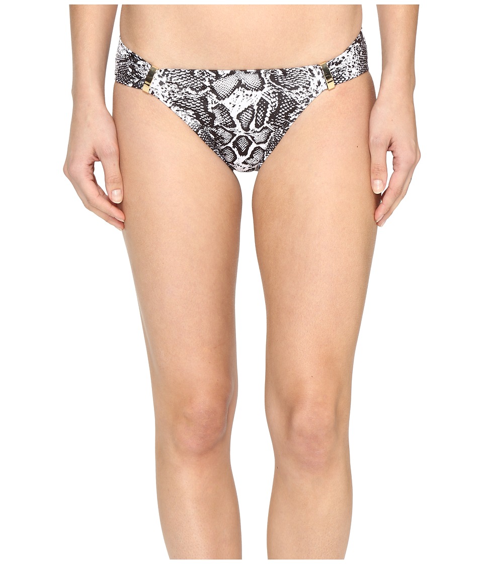 Tommy Bahama Snake Charmer Shirred Hipster Bottom with Trim (Espresso) Women