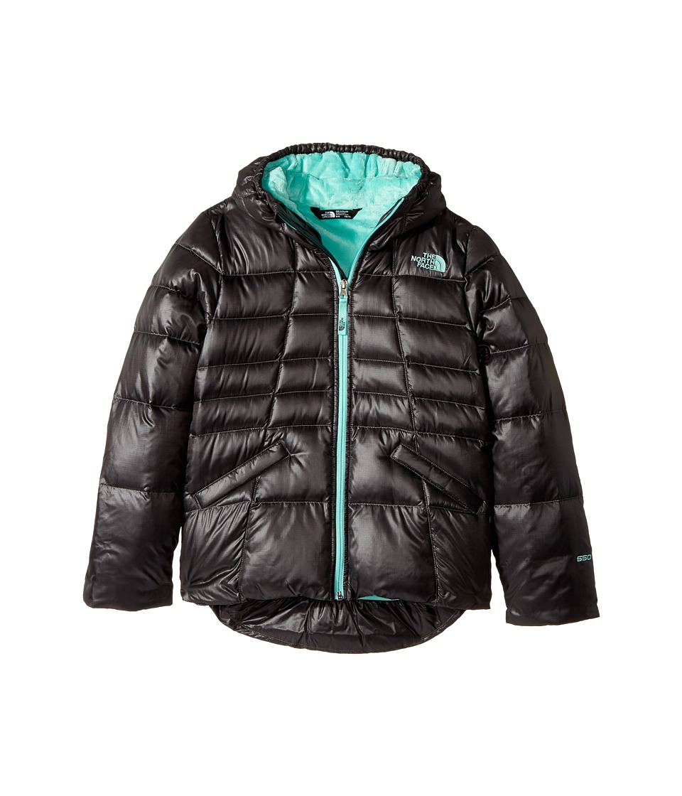 The North Face Kids Moondoggy 2.0 Down Hoodie (Little Kids/Big Kids) (Graphite Grey (Prior Season)) Girl