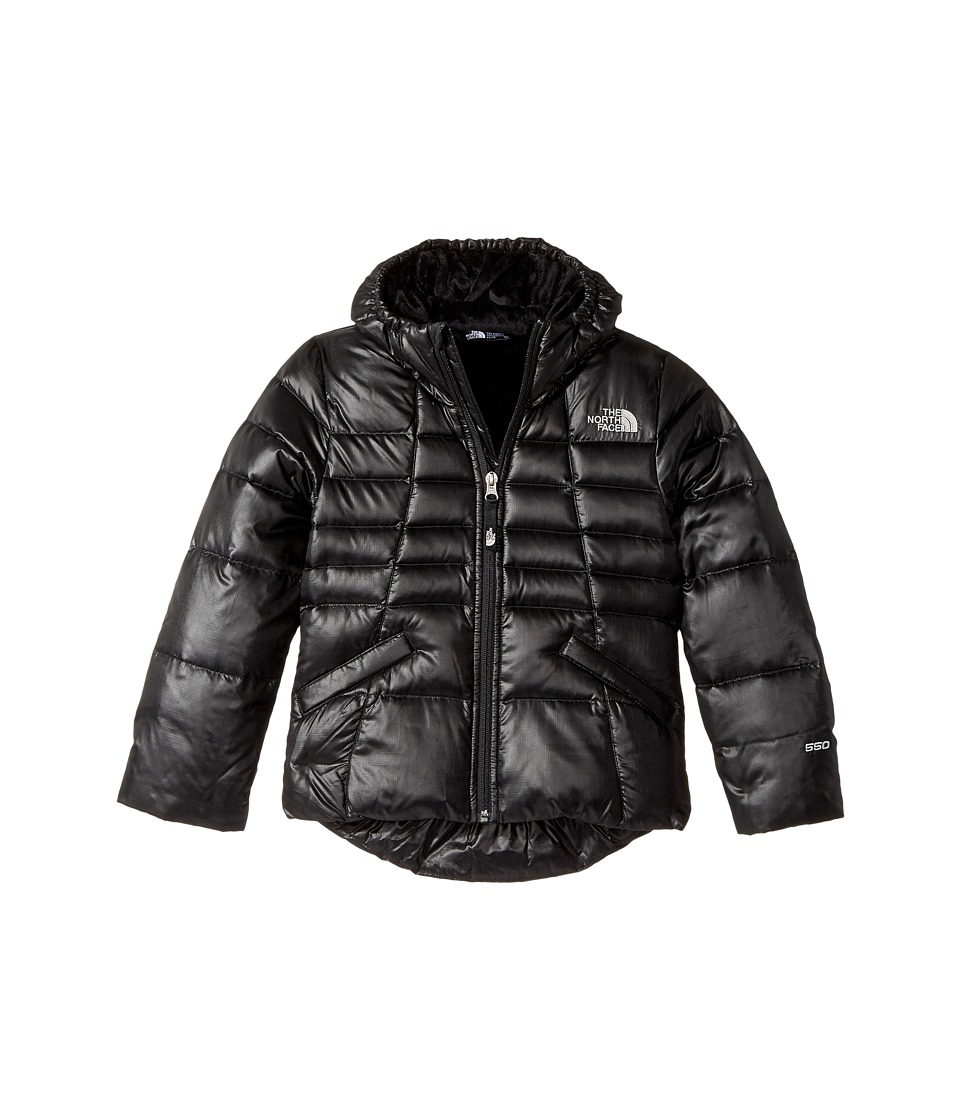 The North Face Kids Moondoggy 2.0 Down Hoodie (Little Kids/Big Kids) (TNF Black) Girl