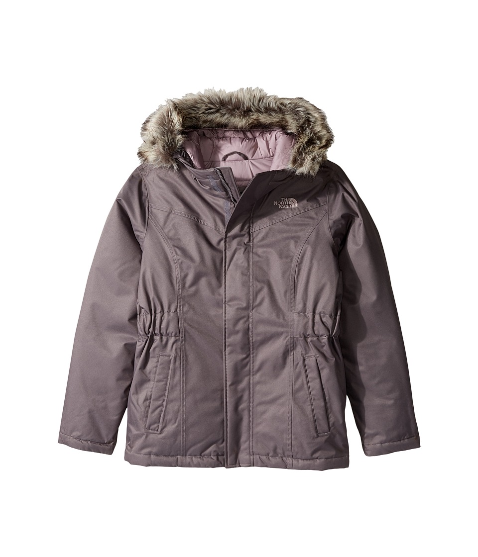 The North Face Kids Greenland Down Parka (Little Kids/Big Kids) (Rabbit Grey (Prior Season)) Girl