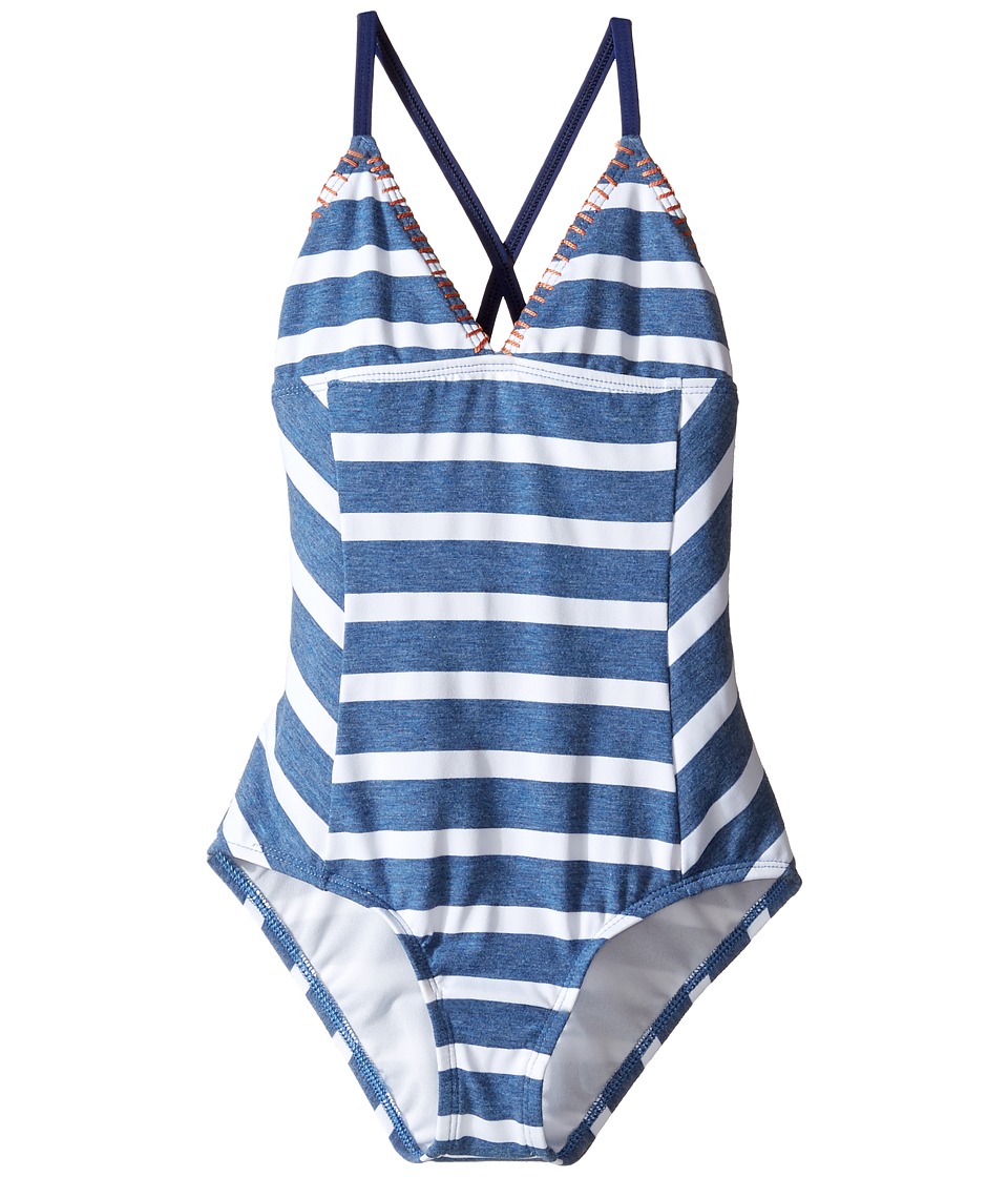 Splendid Littles Chambray Cottage One-Piece (Big Kids) (Blue) Girl