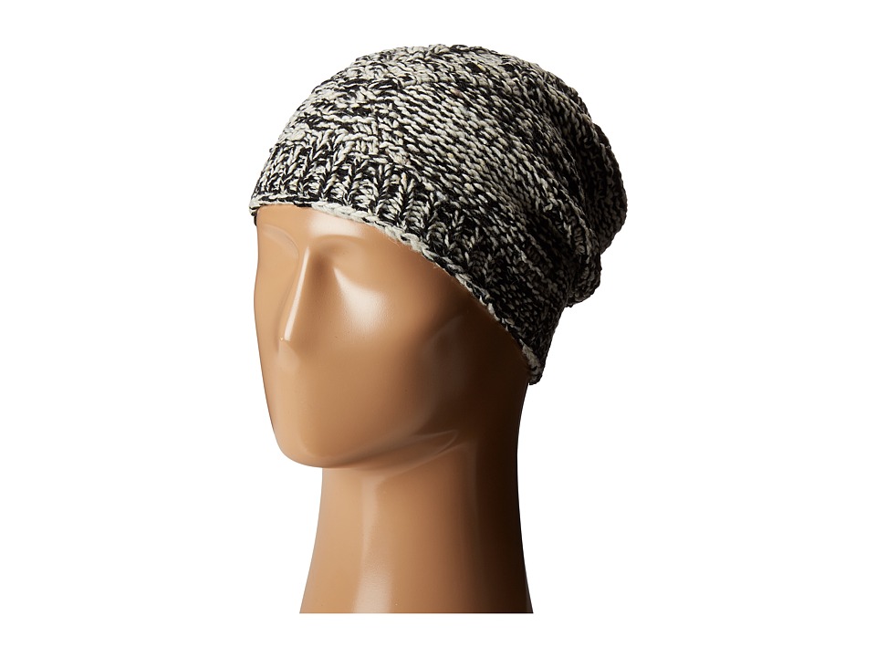 Polo Ralph Lauren - Chenille Diamond Aran Hat (Black/Cream) Caps