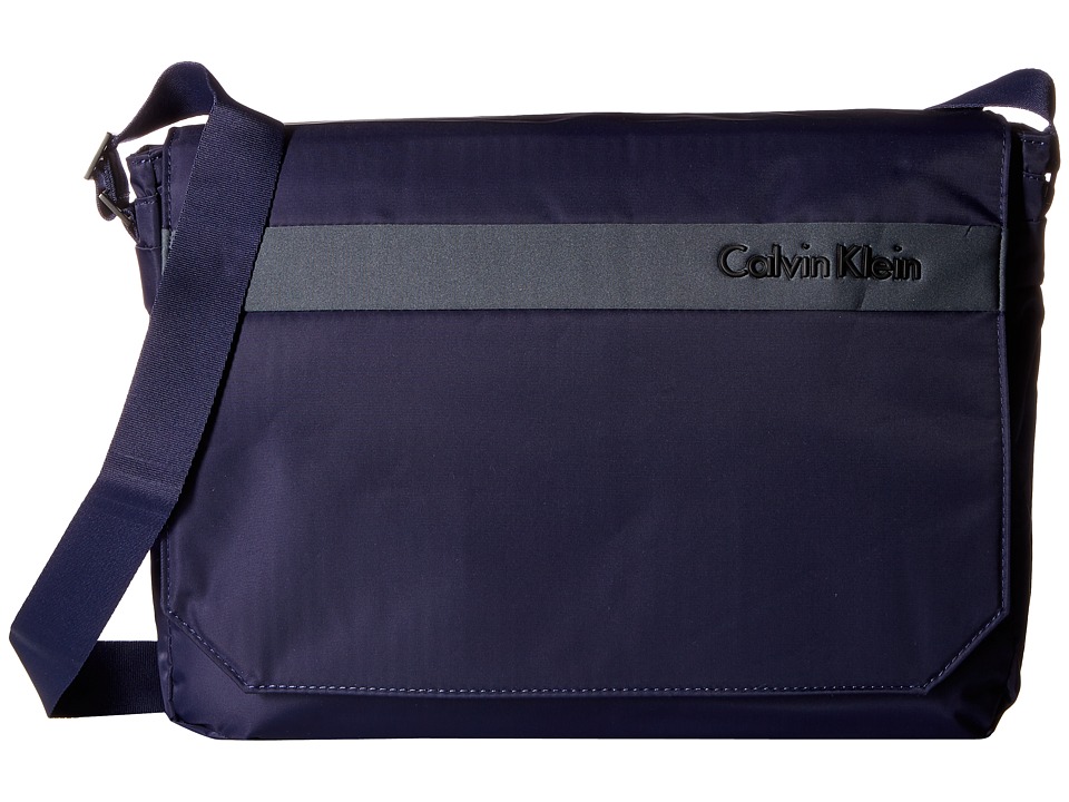Calvin Klein Flatiron 3 0 Messenger Bag Blue Bags