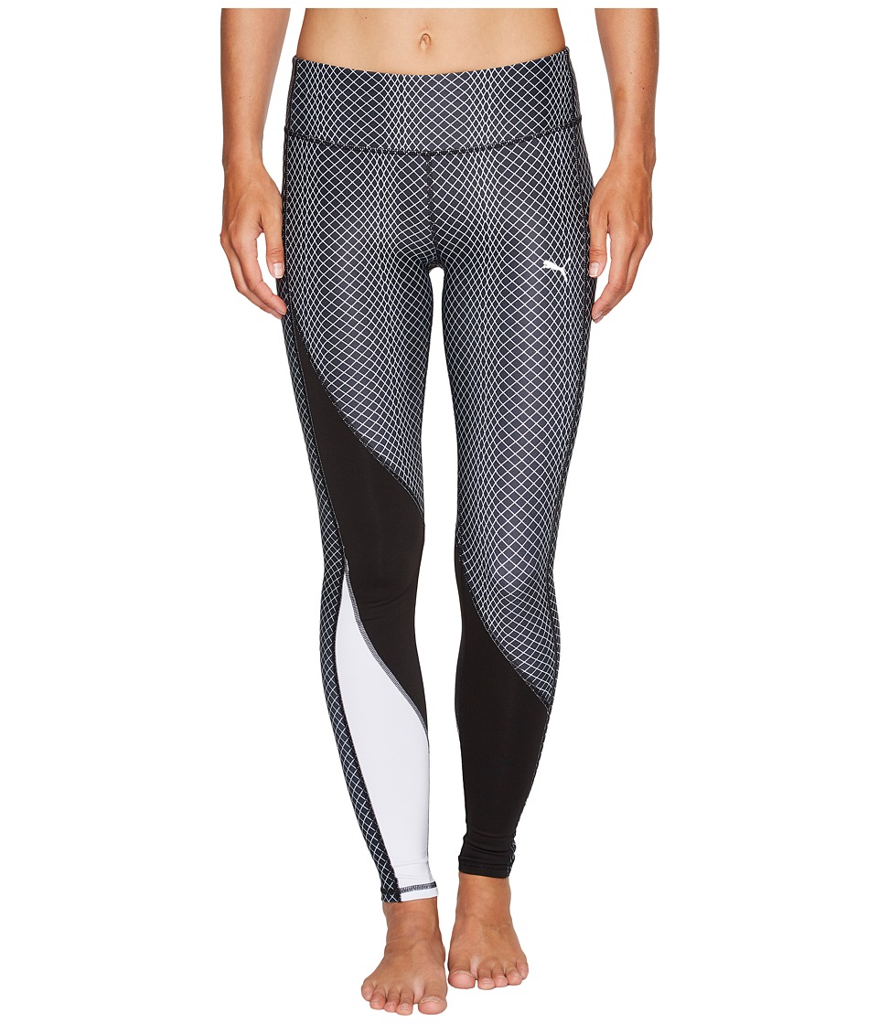 PUMA Clash Tights (Puma Black/Meta Print) Women