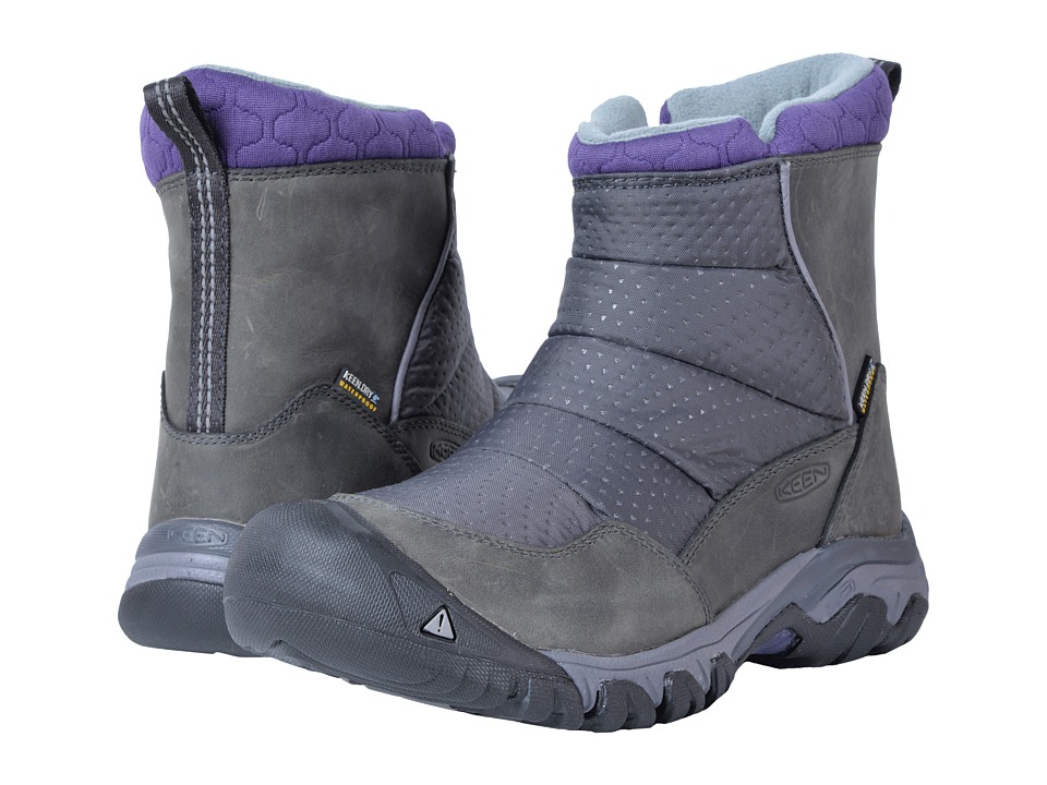 Keen Hoodoo III Low Zip (Earl Grey/Purple Plumeria) Women