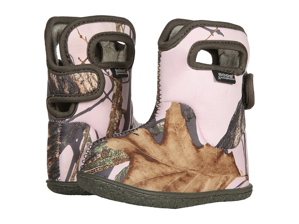 Bogs Kids Baby Bogs Camo (Toddler) (Pink Mossy Oak Country) Girls Shoes