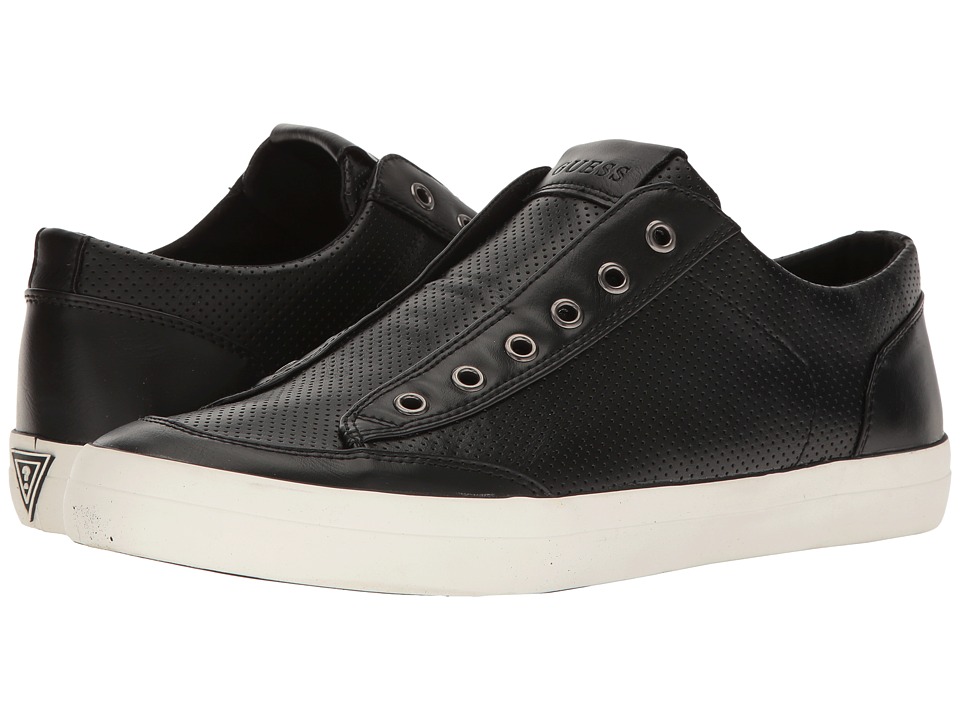 guess black slip on shoes