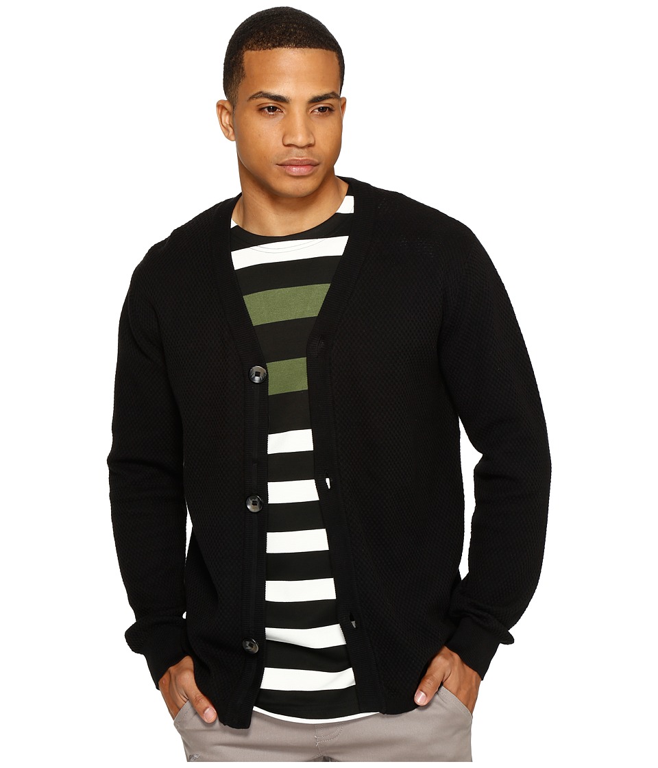 Publish Aydyn Full Fashion Knit Sweater (Black) Men
