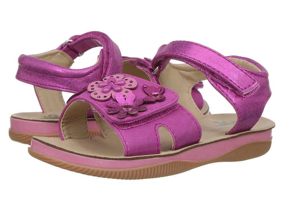 W6YZ FK006-1A (Toddler/Little Kid) (Hot Pink) Girls Shoes