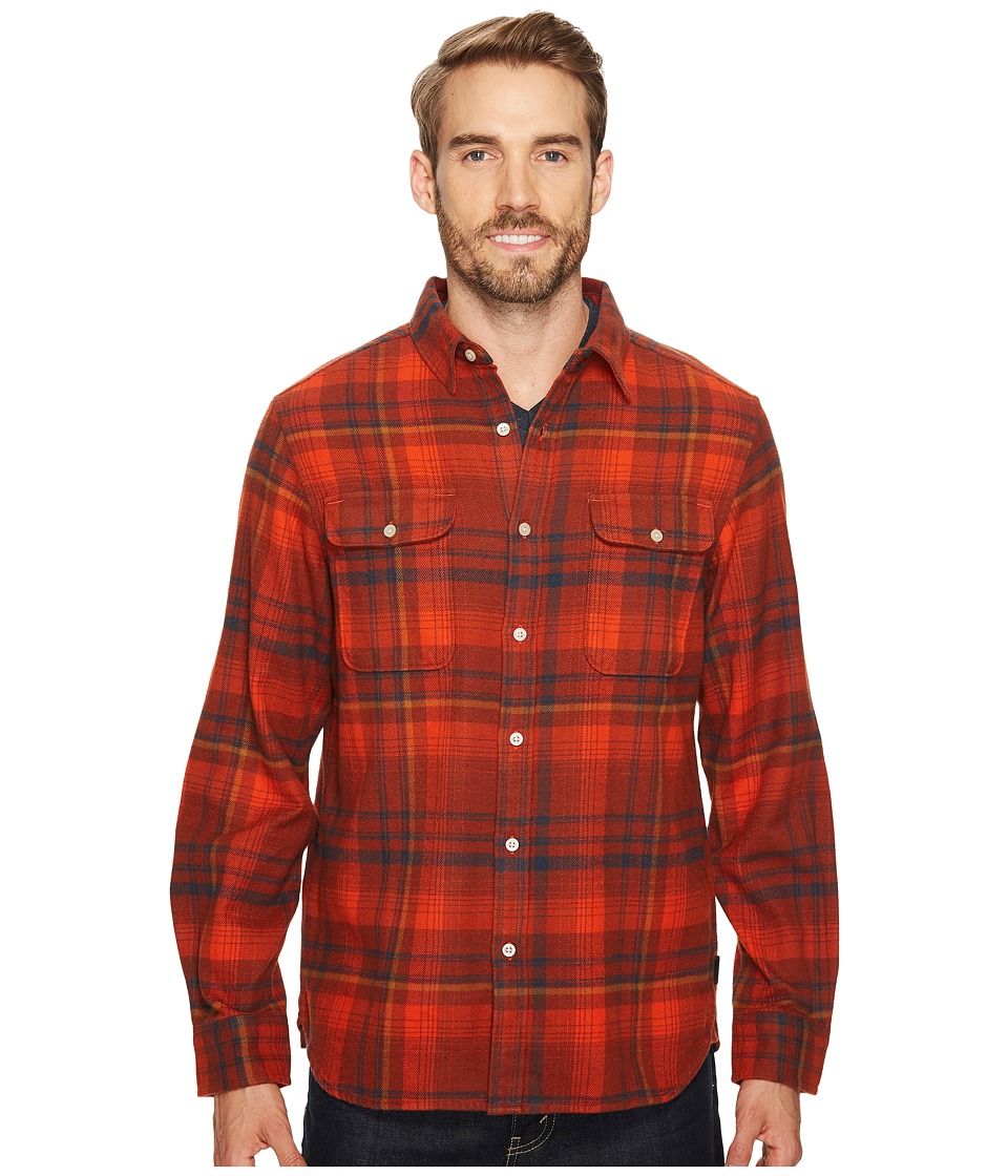 The North Face Long Sleeve Arroyo Flannel Shirt (Ketchup Red Plaid) Men