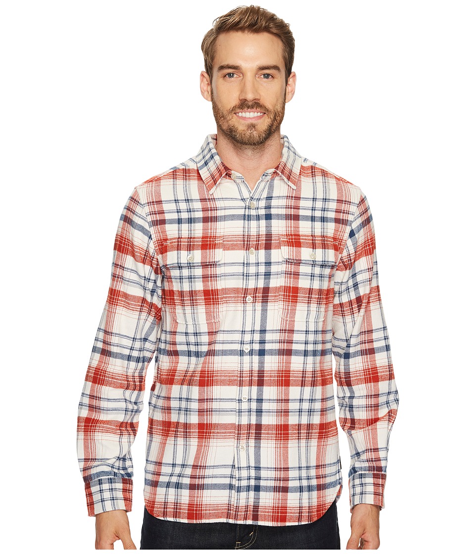 The North Face Long Sleeve Arroyo Flannel Shirt (Vintage White Plaid) Men