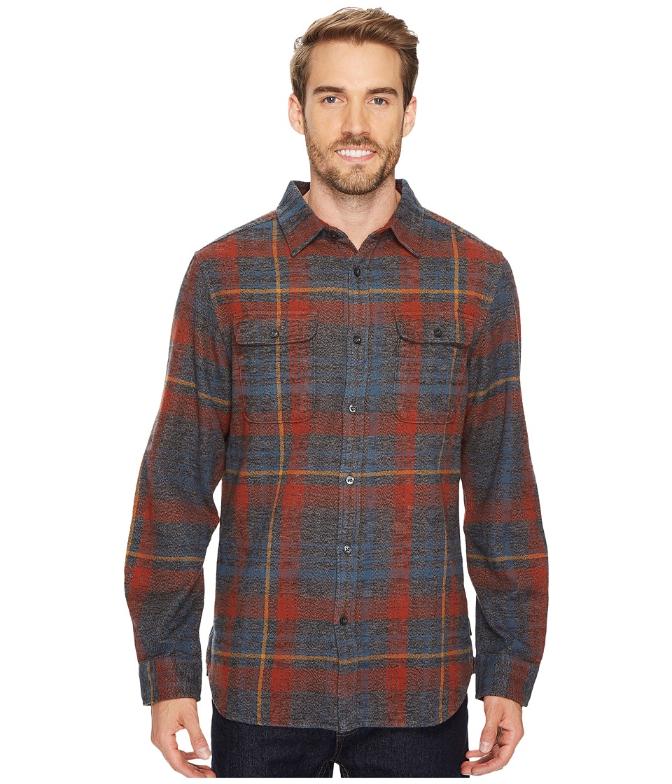 The North Face Long Sleeve Arroyo Flannel Shirt (Asphalt Grey Plaid) Men