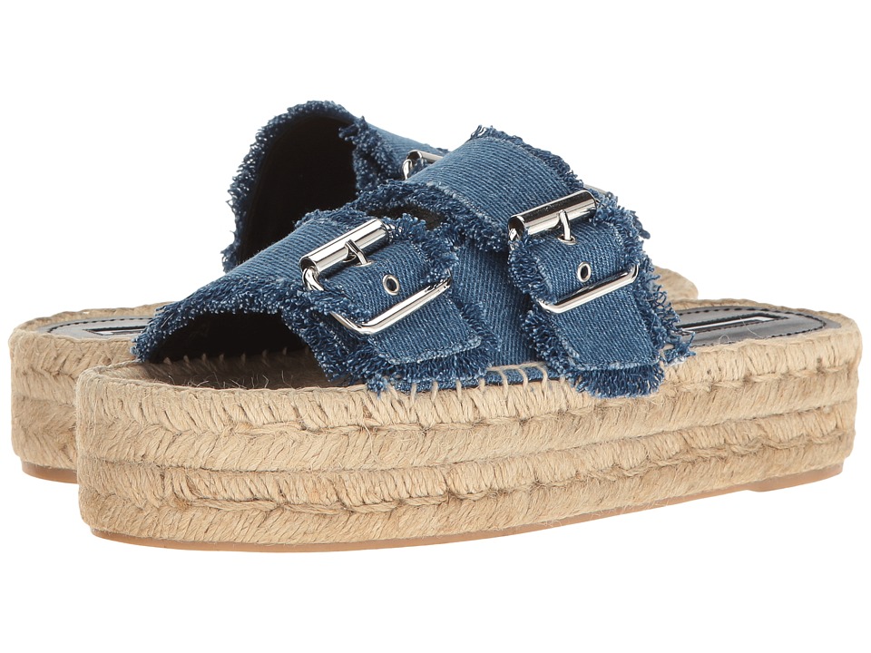 McQ Ewa Slide (Mid Blue) Women