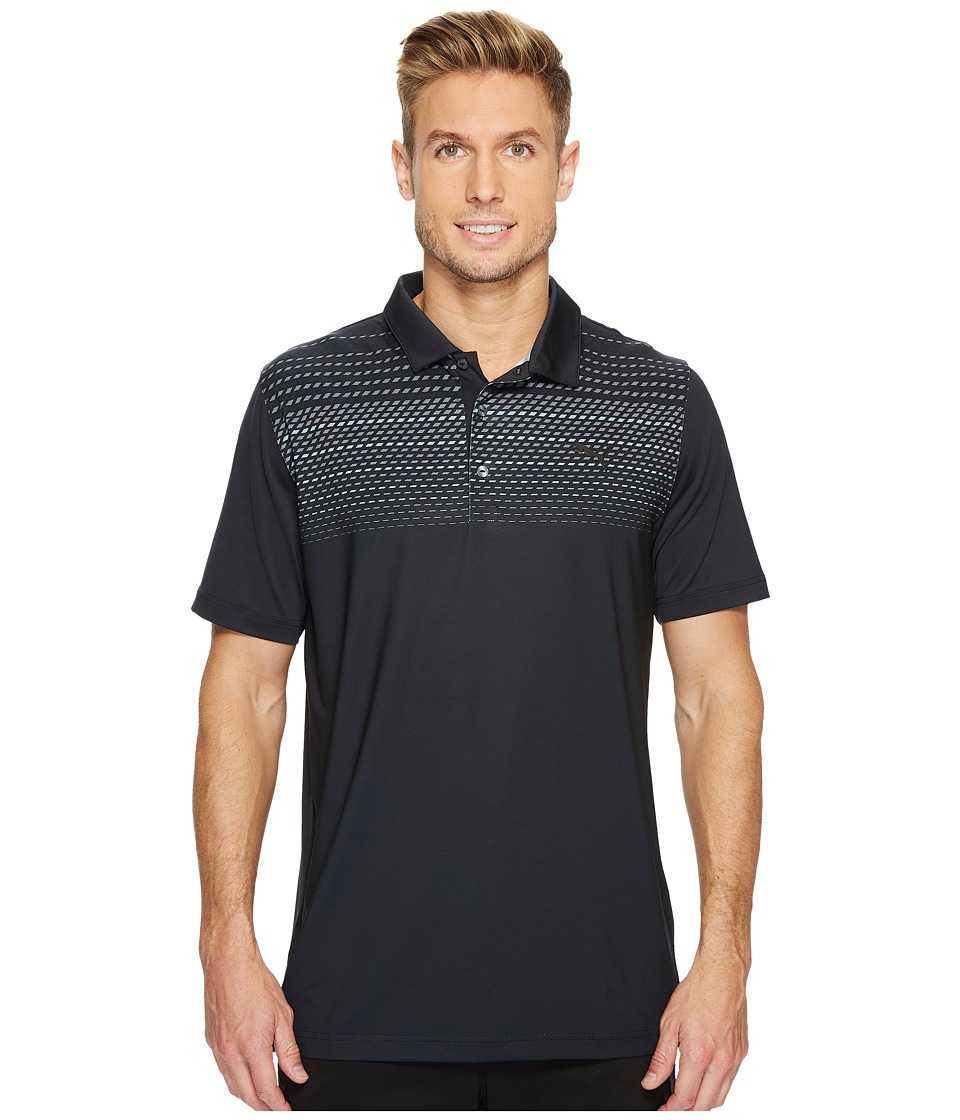 PUMA Golf Sportstyle Road Map Polo (Black) Men