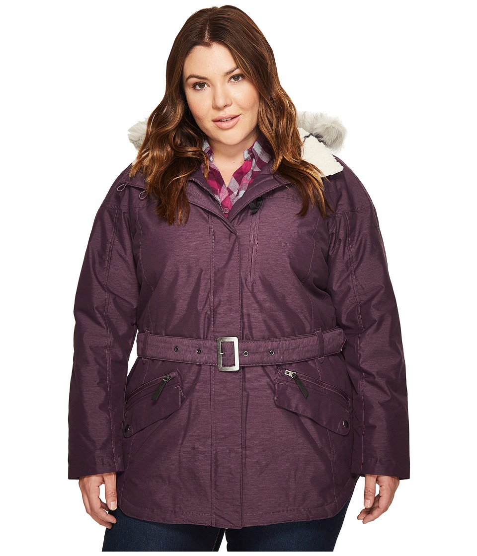 Columbia Plus Size Carson Pass II Jacket (Dusty Purple 1) Women