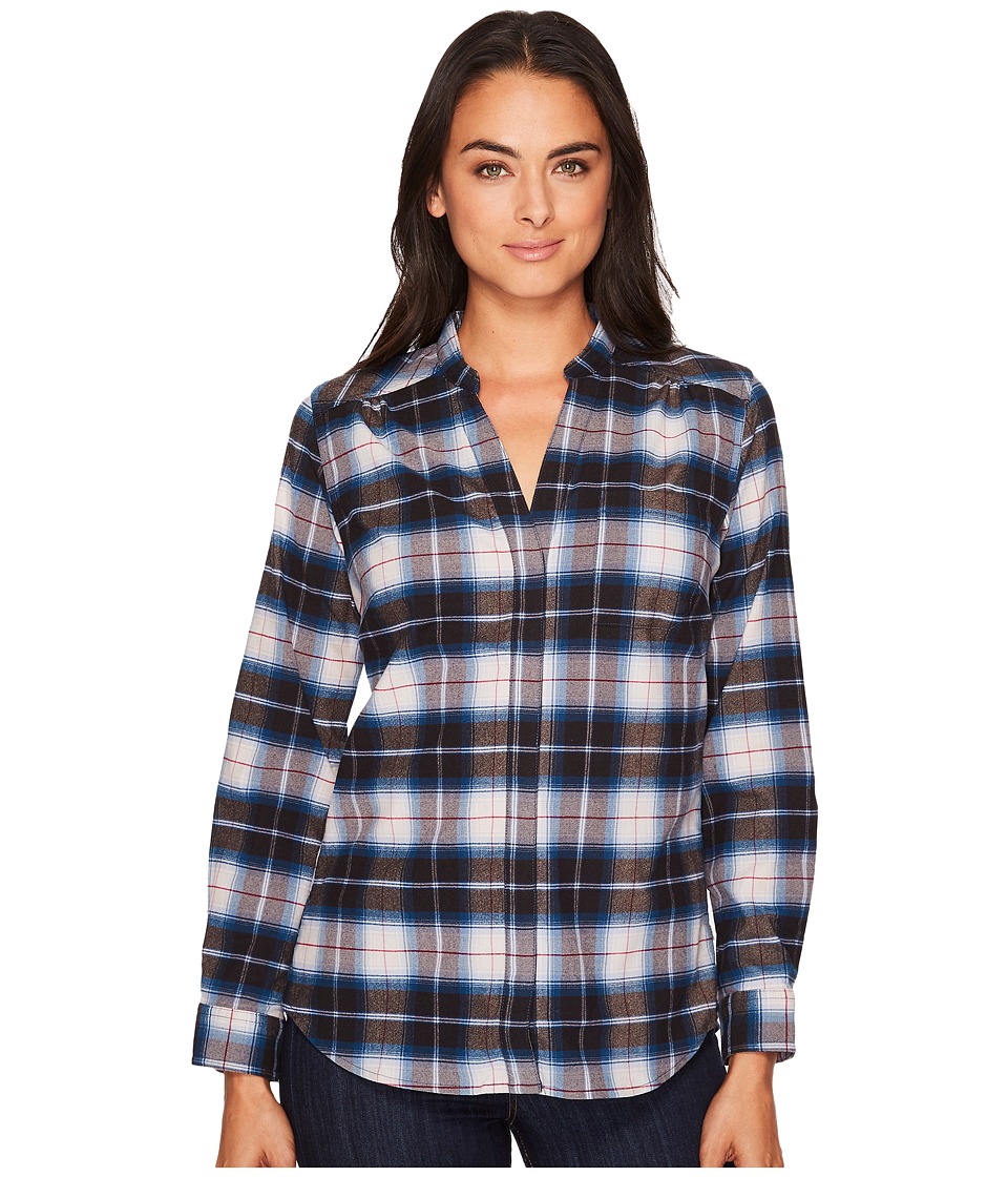 Royal Robbins Merinolux Plaid Flannel (Poseidon) Women