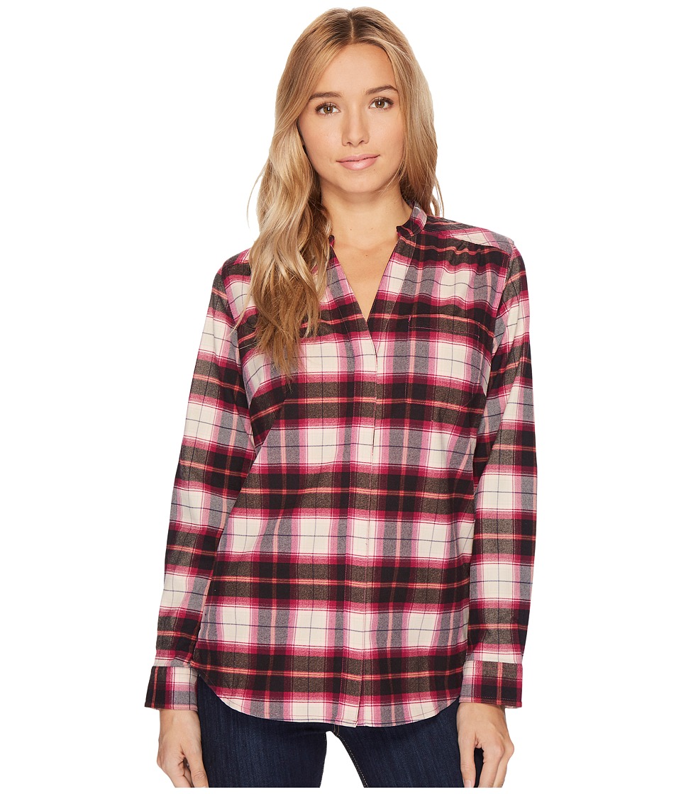 Royal Robbins Merinolux Plaid Flannel (Raspbery Crush) Women