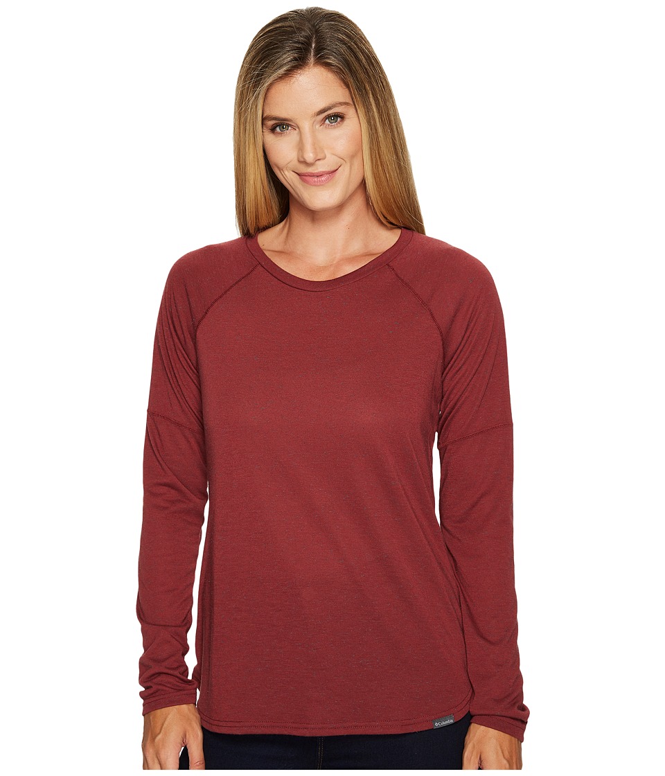 Columbia Trail Shaker II Long Sleeve Shirt (Bloodstone Heather) Women