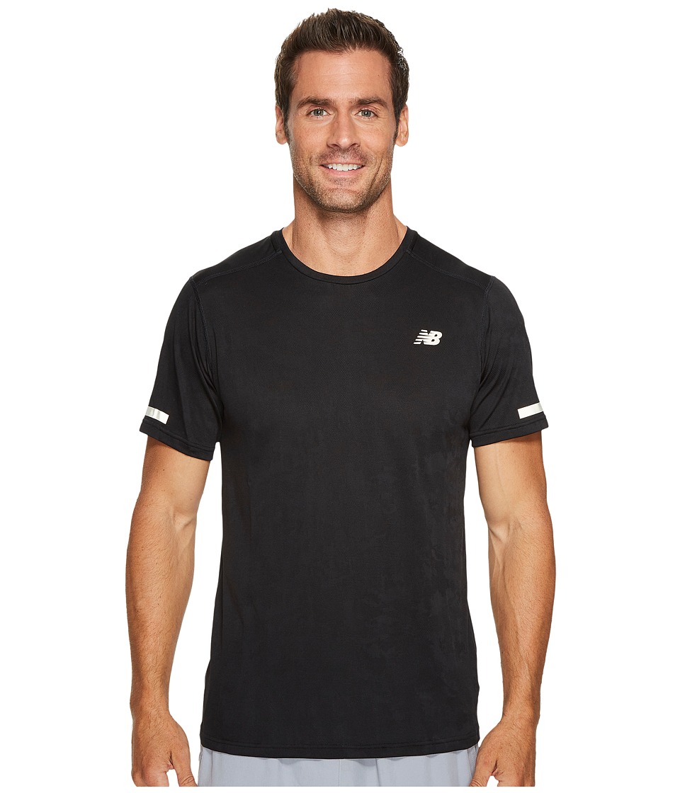 New Balance Max Intensity Short Sleeve (Black) Men