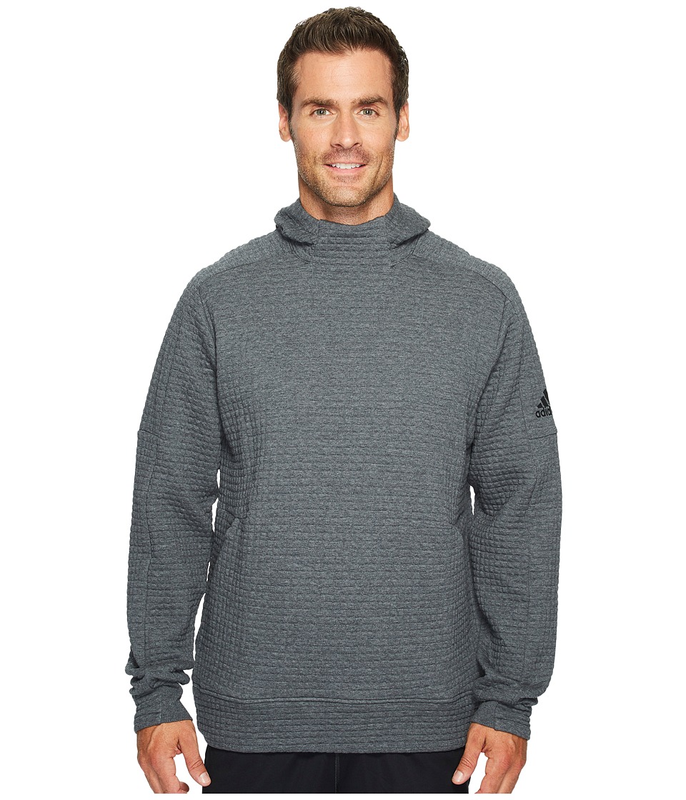 adidas Squad ID Full Zip Hoodie (Dark Grey Heather) Men