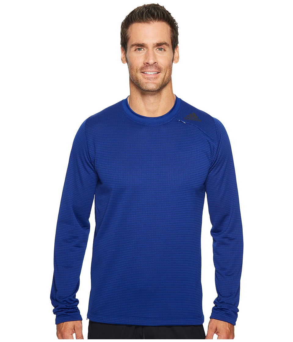 adidas Athlete ID Long Sleeve Cover-Up (Mystery Ink) Men
