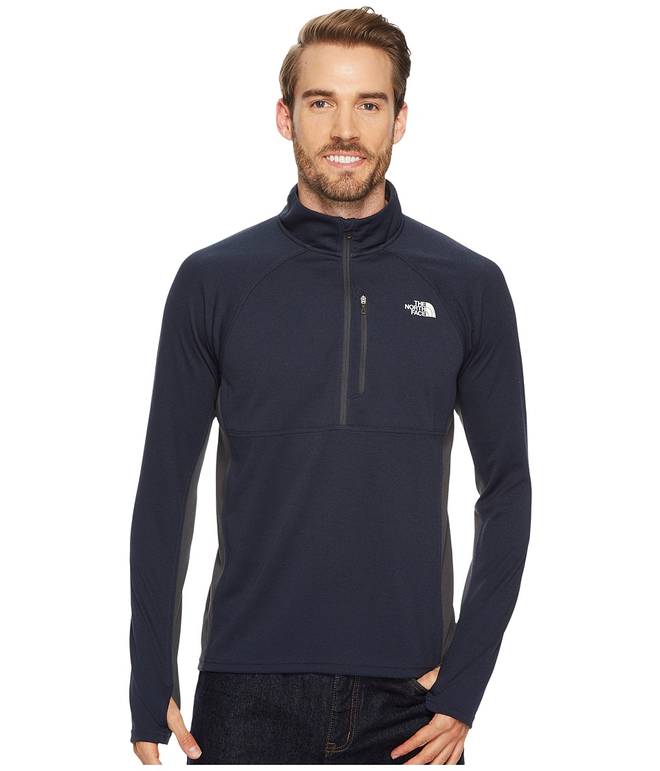The North Face Impulse Active 1/4 Zip (Urban Navy Heather/Asphalt Grey) Men
