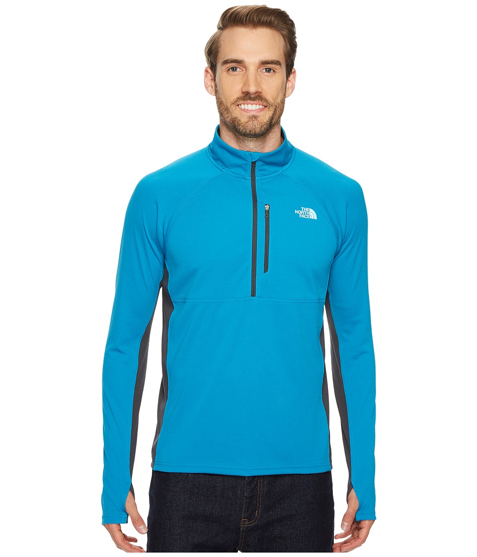 The North Face Impulse Active 1/4 Zip (Brilliant Blue Heather/Asphalt Grey) Men