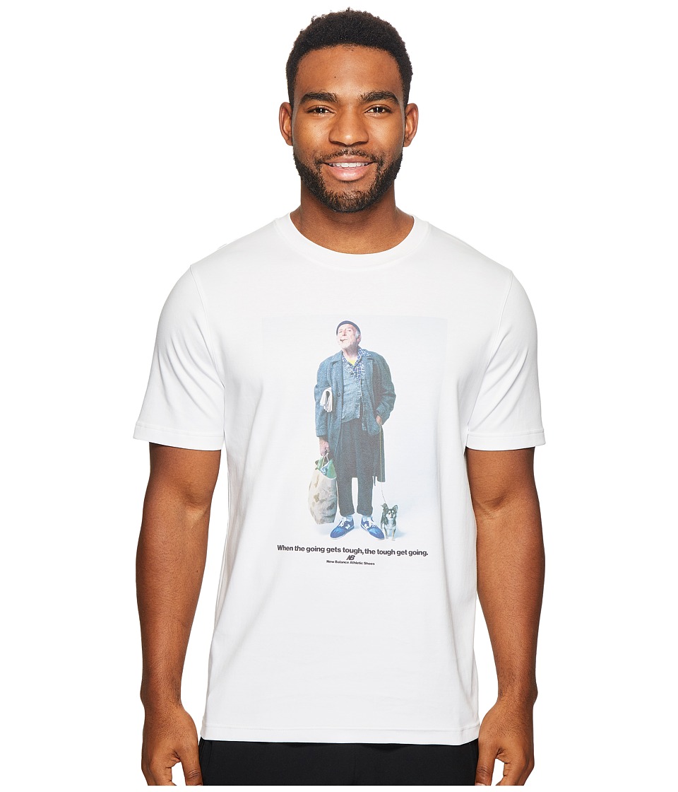 New Balance Grandfather New Balance Tee (White) Men