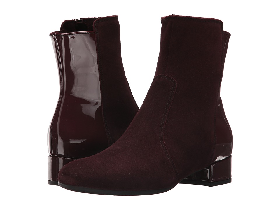 La Canadienne Jil (Bordeaux Suede/Patent) Women