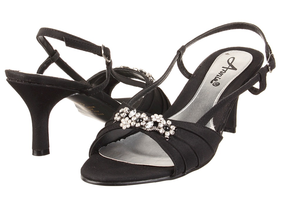 Annie Lola Womens Bridal Shoes (Black)