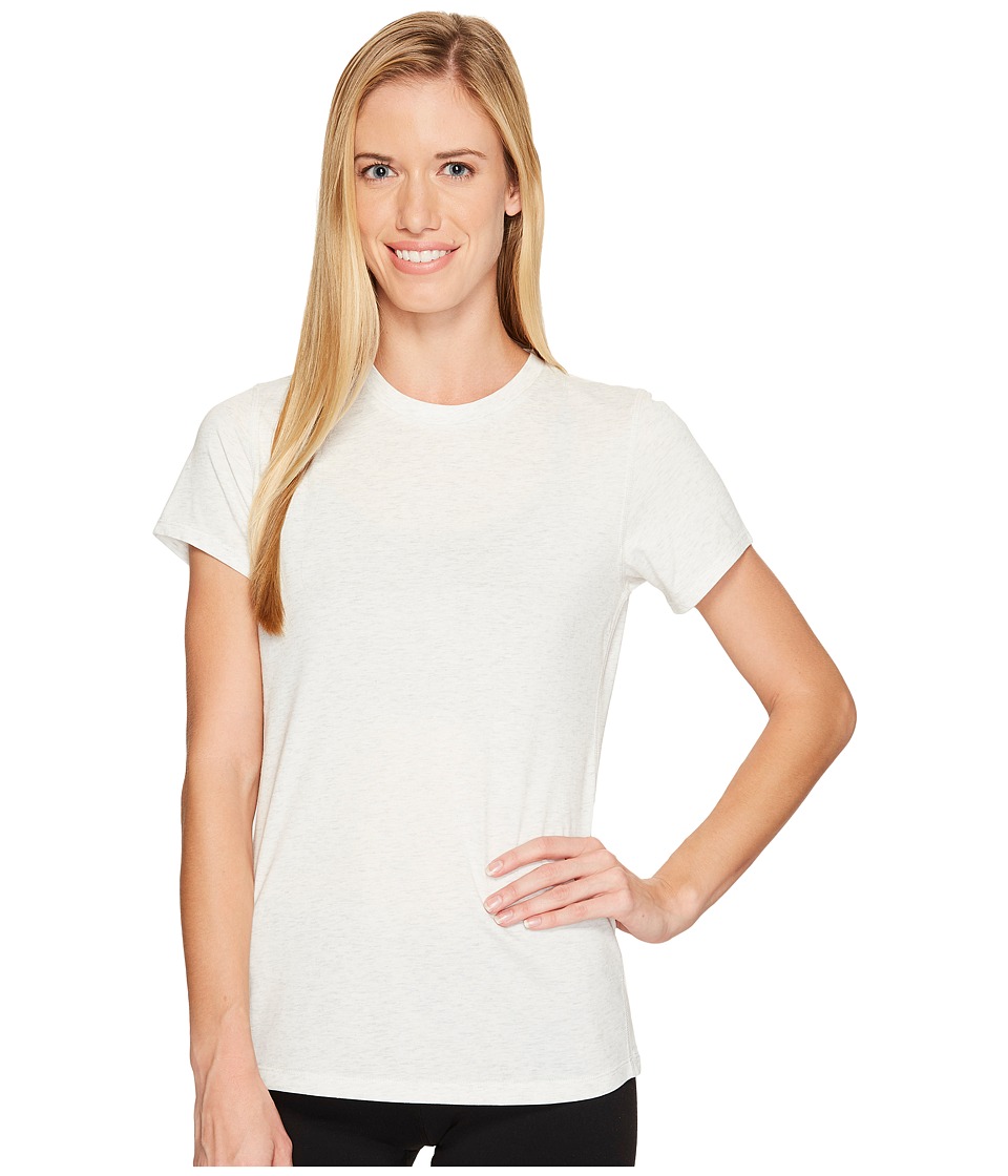 New Balance Heather Tech Tee (Sea Salt Heather) Women